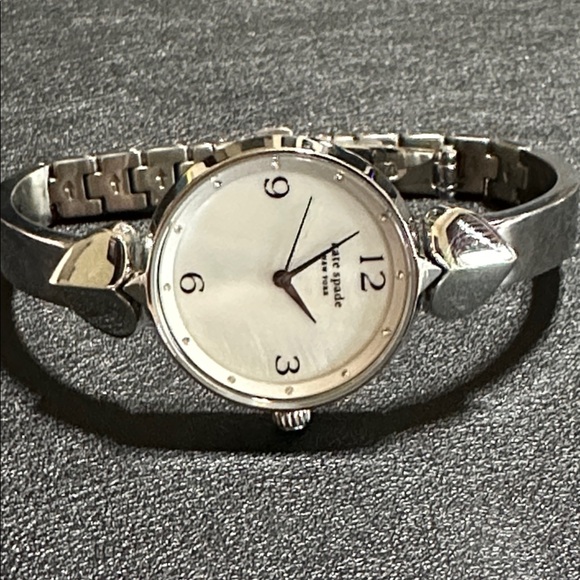 Kate Spade ♠️ New York Hollis Stainless Steel Mother Of Pearl Vintage Watch main image 5
